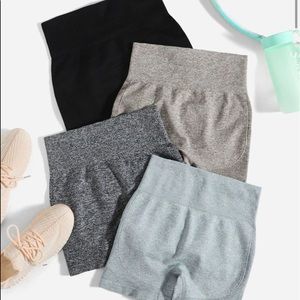 4 pack highwasited biker shorts